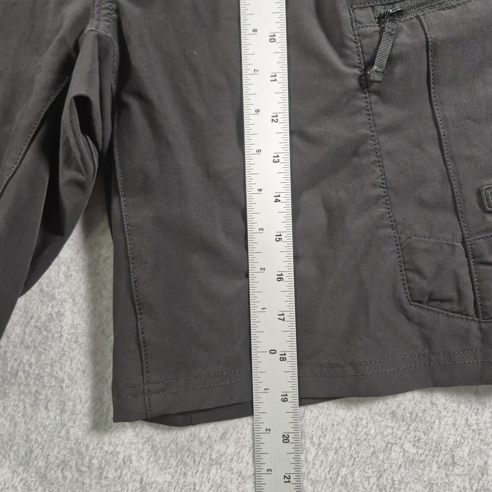 5.11 Tactical Shorts Mens Size 34 Black Cargo Trail Performance Hiking Camping - Picture 4 of 7